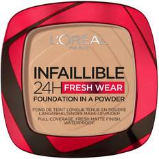 L'Oréal Paris Infaillible 24H Fresh Wear Powder Foundation Golden Beige 140 - 9 g