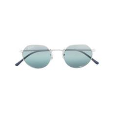 Ray-Ban - Jack tonade solglasögon - unisex - metall - 51 - Silverfärgad