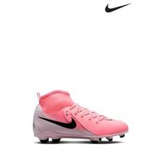 Nike Pink/Black Kids Phantom Luna Club Multi Ground Football Boots