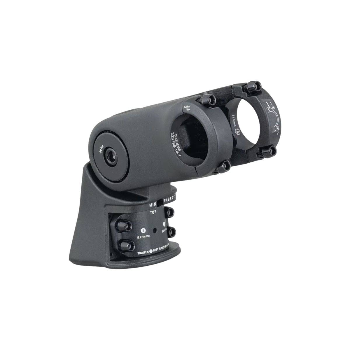 Trek Charter+ Adjustable Rise Stem - Svart