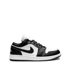 Jordan - Air Jordan 1 Panda låga sneakers - dam - läder/gummi/Tyg - 12 - Vit