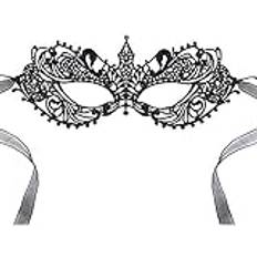 XJKLBYQ Lyxig maskerad mask dam spets ögonmask,