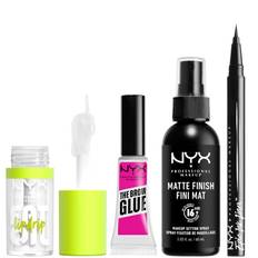 NYX Professional Makeup Iconic Hero Lip, Eye and Face Bundle