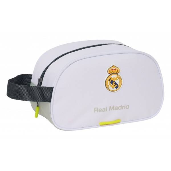 Real Madrid toilettaske - stor - hvid
