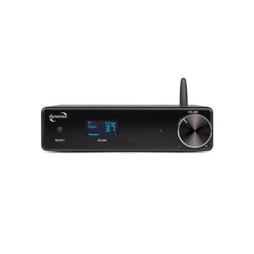 Dynavox DA-200 kompakt förstärkare med Bluetooth & DAC, svart