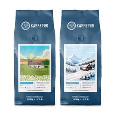 Kaffepro Signature Smakpaket - 1kg Morning Bloom & 1kg Arctic Shine - 2 x 1kg