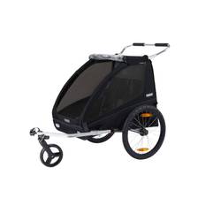 Thule Coaster 2 XT bike trailer+stroll, Cykelvagn - Black