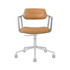 Vipp Swivel Chair Castors Stol Vipp453 Camel