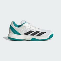 Courtflash Tennis Kids sko - Cloud White / Pure Teal / Off White - 28