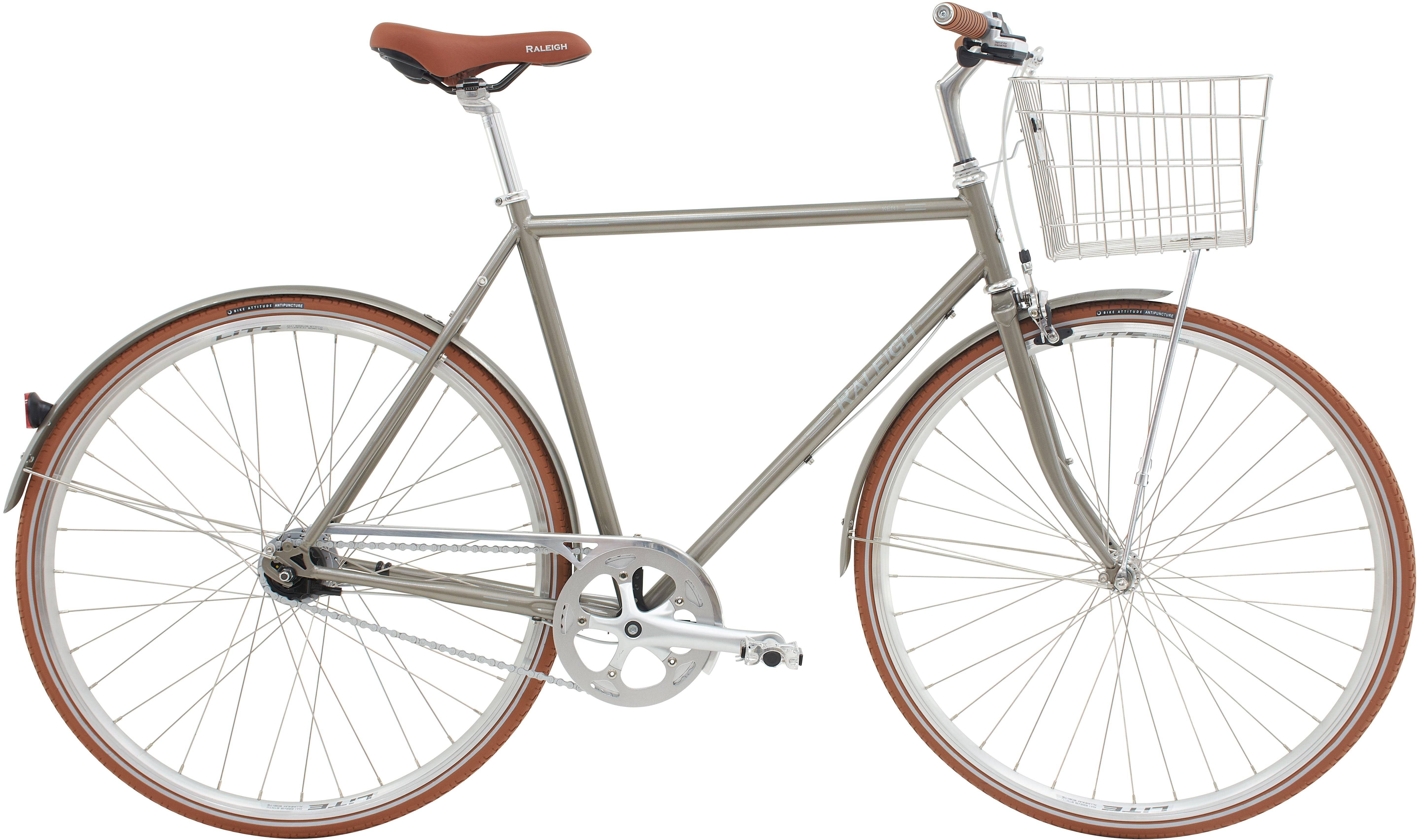 Raleigh Kent Herre Blank Sølv - 2027