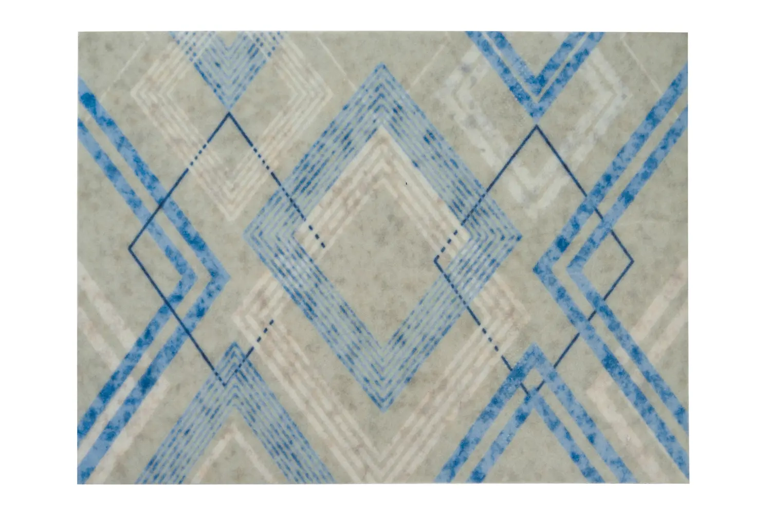 VIENNA 40x60 cm dørmåtte på PVC bagside - geometrisk.
