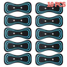 1-50 st gelkuddar för nackmassager EMS muskelmassager Pulslappar Ryggstimuleringsdekal cervikal ryggmassage Massage Smärtlindringsverktyg 10 PCS