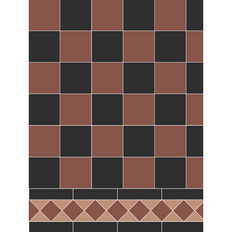 Klinker Victorian Norwich 10x10: 10x10 Röd (Lös) 0,495 kvm/box