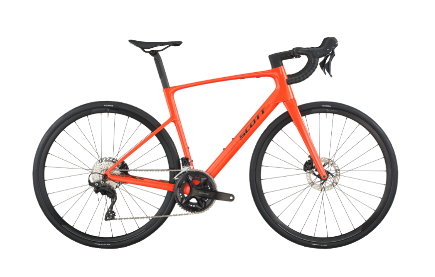Scott Addict 50 2025 - Shimano 105 2x12sp - Syncros RP2.0 - 119 / xs / flame orange (xs)