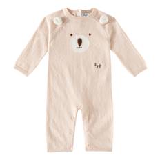 Il Gufo Baby embroidered virgin wool onesie - pink - M 18