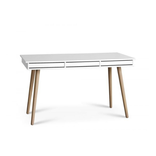Mistral Skrivebord - Snehvid 137.4 cm x 77 cm x 60 cm | Møbelsalg.dk