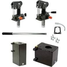 Enkelverkande och dubbelverkande hydrauliska handpumpar 12–25–45 cc, oljetank 3–5 l (45 CC enkelverkande (utan tank))