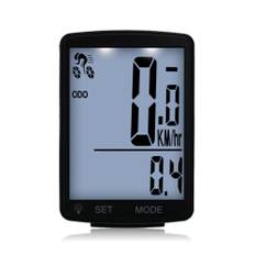 Multifunktionell LCD-skärm Cykeldator Trådlös Cykel Regntät Hastighetsmätare Vägmätare Cykling