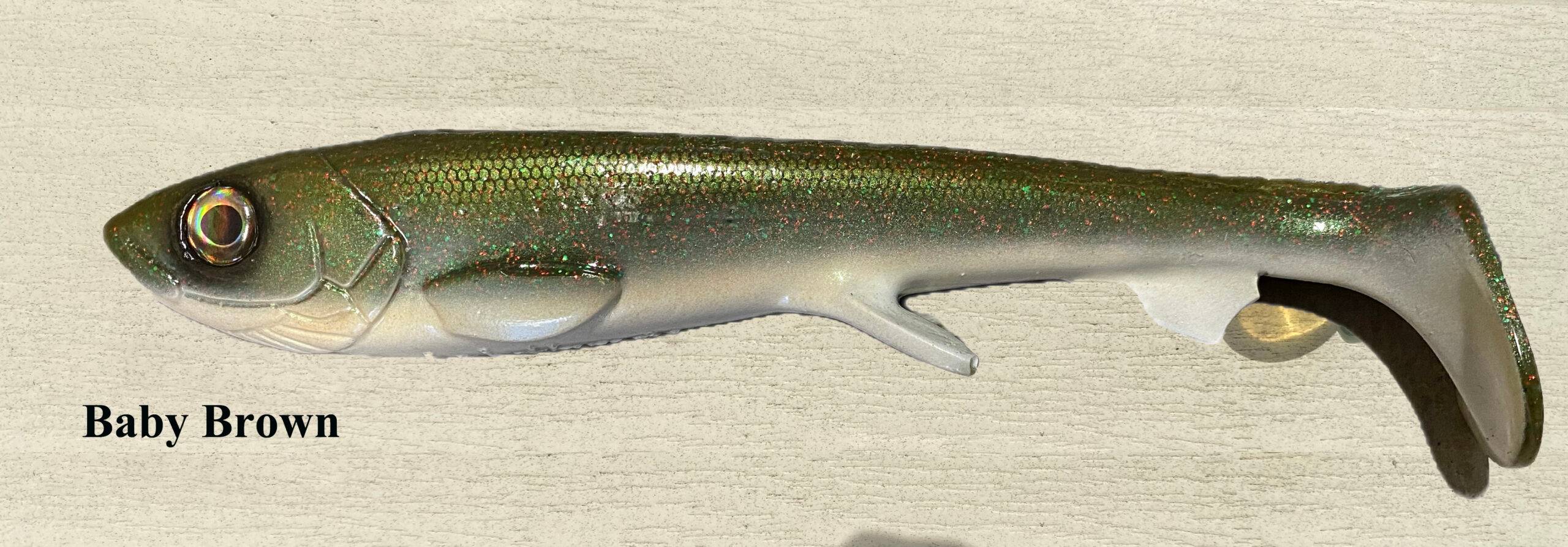 Wolfcreek Monster Shad - Baby Brown