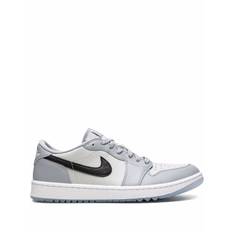 Jordan - Air Jordan 1 Wolf Grey låga sneakers - unisex - läder - 12.5 - Grå