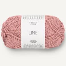 Sandnes Line 50g - Sandnes Line Persikoblomma 4033