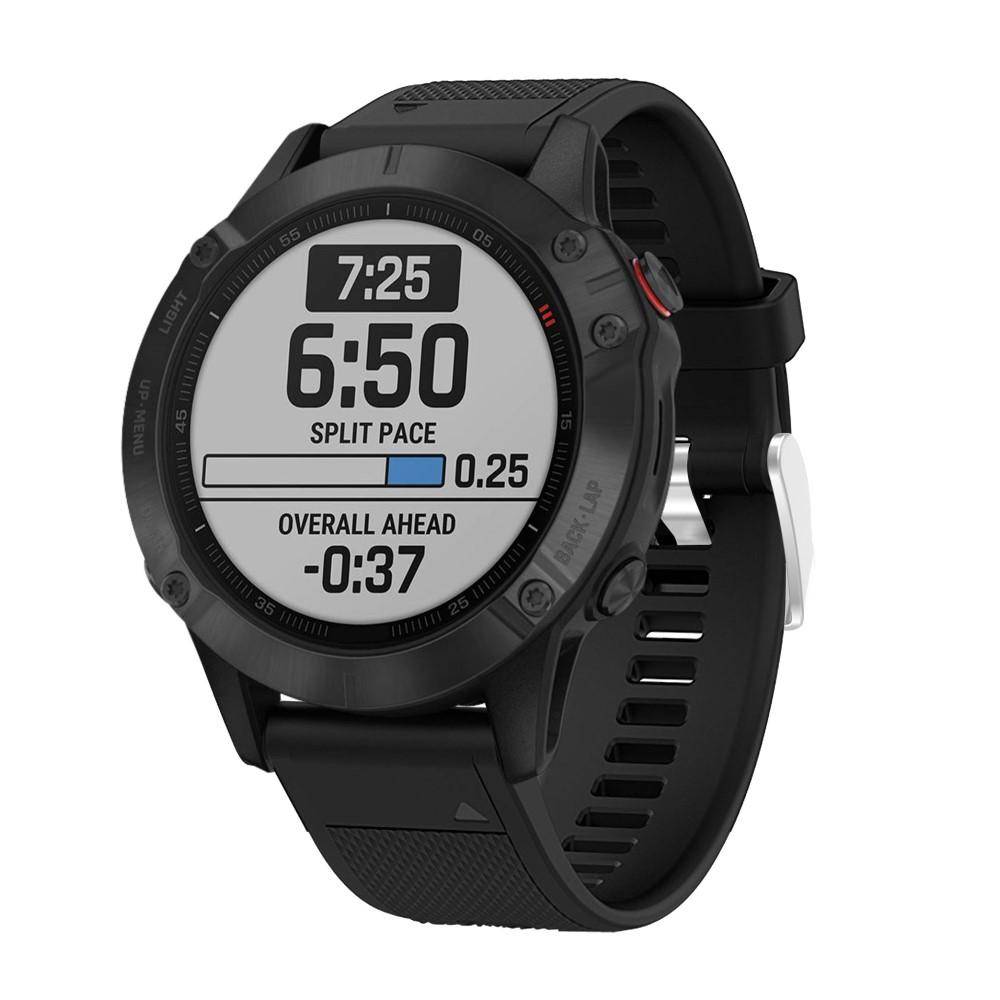 Silikonarmband Garmin Tactix 8 47mm Svart