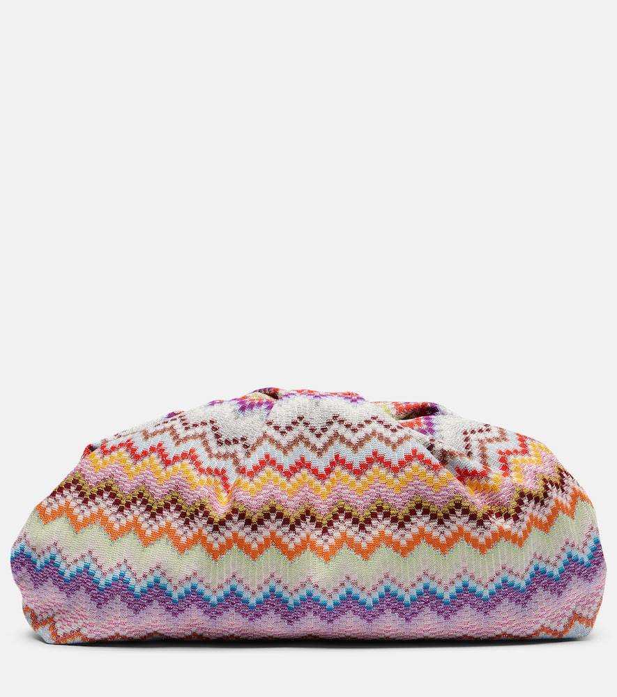 Missoni Zigzag Large jacquard clutch - multicoloured - One Size