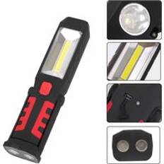 Cob led magnetisk arbetslampa bil garage mekaniker hem laddningsbar ficklampa --m25