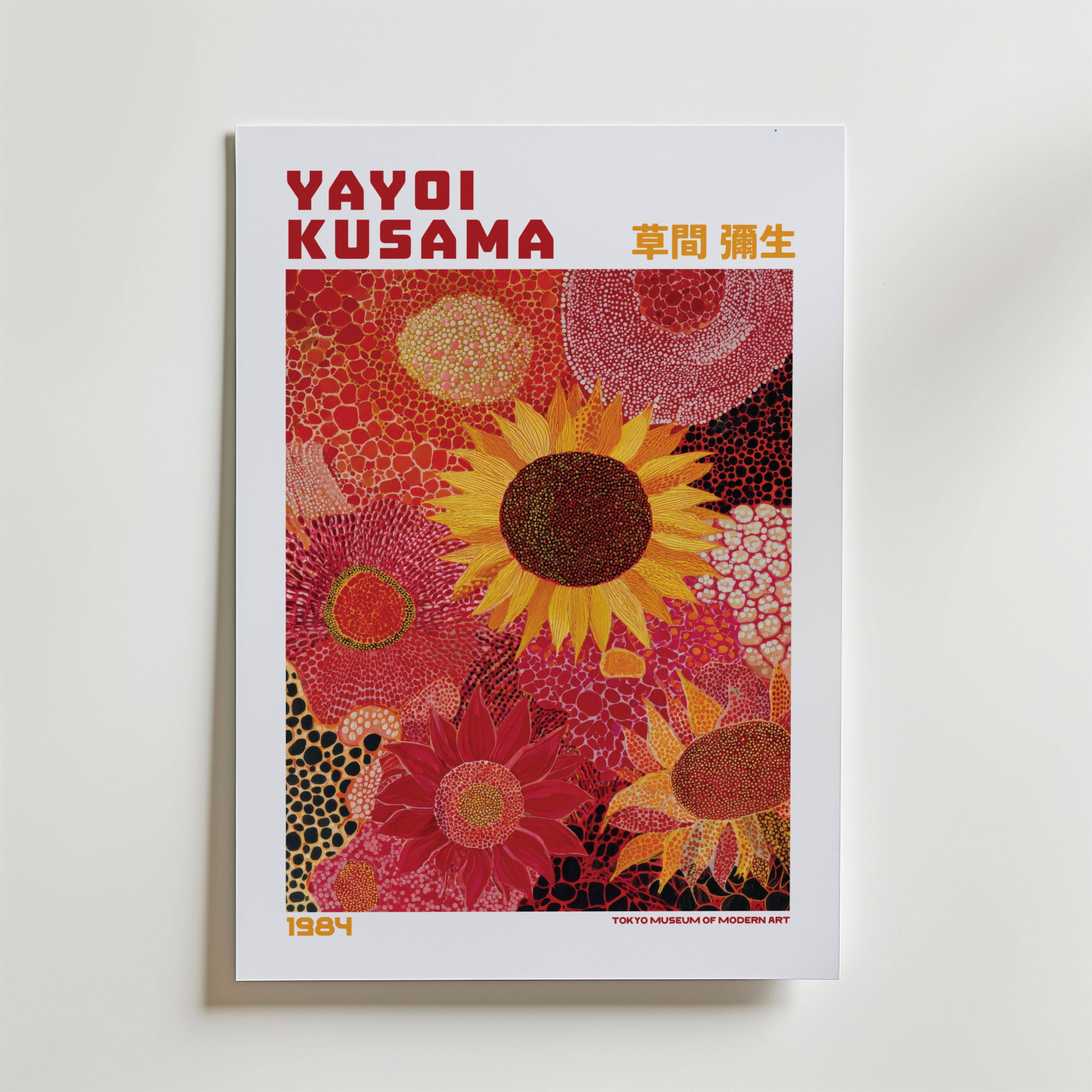 Yayoi Kusama Floral Infinity 1984 Poster - Fine Art Poster 50x70 cm