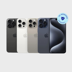 iPhone 15 Pro - Hvidt titanium / Fremragende / 256 GB