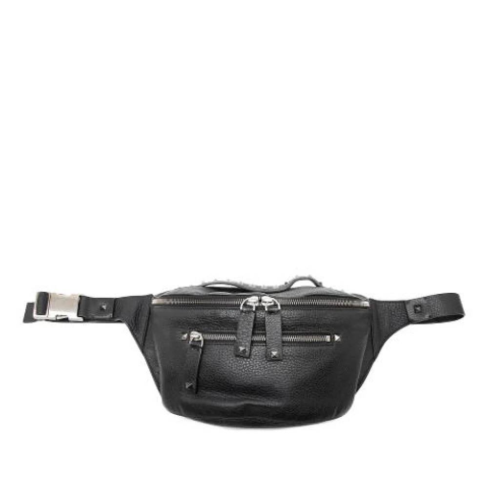Valentino Vintage Pre-owned Vintage Bumbag - Vintage - unisex - Sort - ONE SIZE - Læder