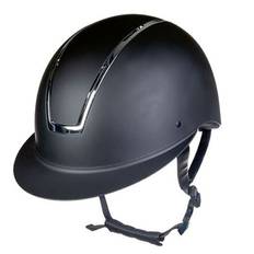 HKM LADY SHIELD RIDEHJELM SORT/SILVER