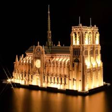 Led Licht Set für Lego 21061 Architecture Notre-Dame de Paris (Kein Lego), Dekorationsbeleuchtungsset für Notre-Dame de Paris Kreative Spielzeug - Standard Version