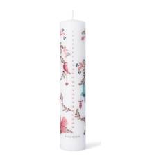 GC Cottage Adventsljus 2025 Ø5cm, Vit med Dekor