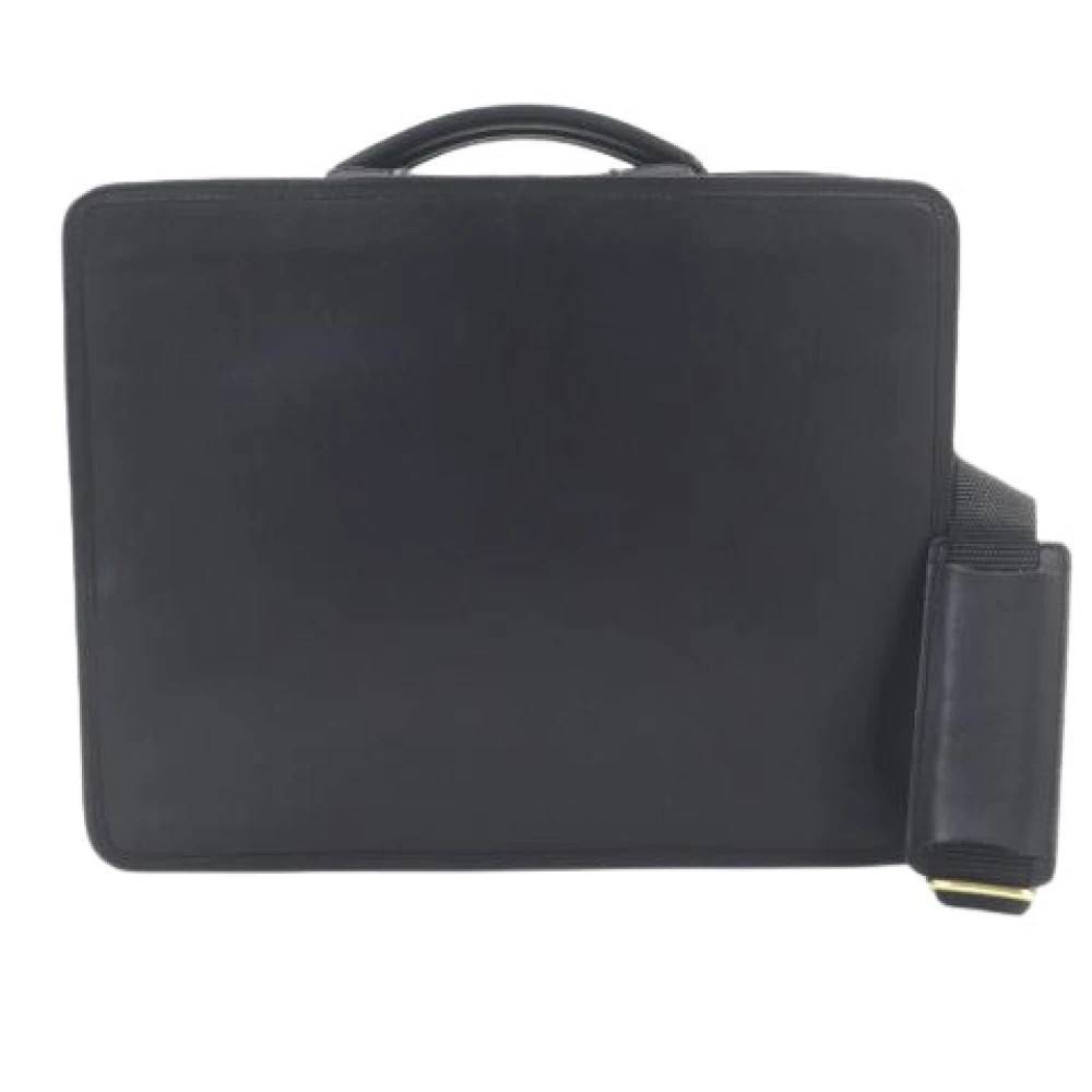 Coach Pre-owned Pre-owned Briefcase Skuldertaske - Vintage - Herre - Sort - ONE SIZE - Uld