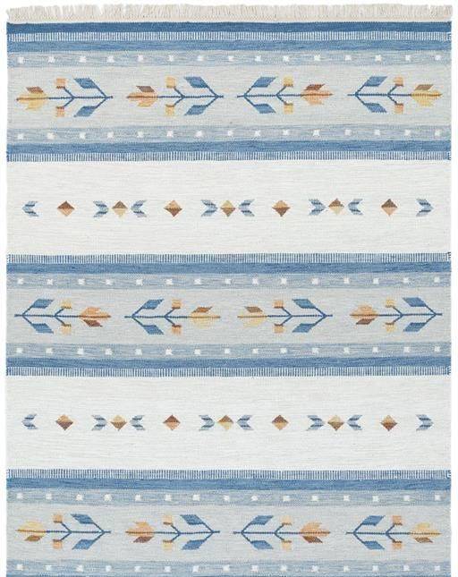 Röllakanmatta Mora - 80 x 250 cm - Blå - (Tunn, Lättstädad) (80 x 250 cm)