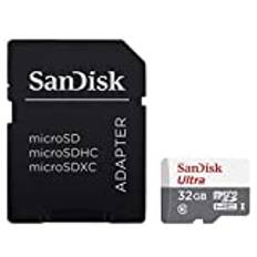 SanDisk 32 GB Class 10 Ultra Android MicroSDHC Minneskort och SD-adapter