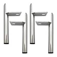 Metallmöbler Ben 4-pack Ersättningssoffa Bord Skrivbordsskåp Ben 13cm 15cm 18cm 20cm Flerfärgsalternativ Inkluderar skruvar och skyddsfötter