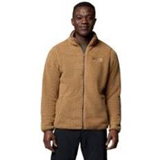 Columbia Rugged Ridge III Sherpa Full Zip - Fleecetröjor - Herr Delta / Dark Brown S