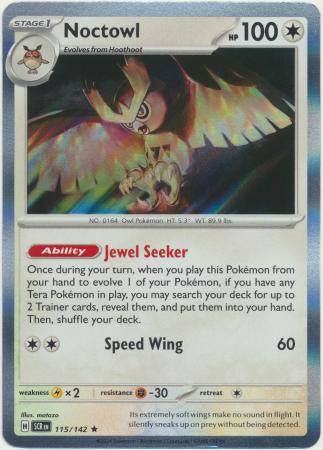 Noctowl - SV07 Stellar Crown - 115/142