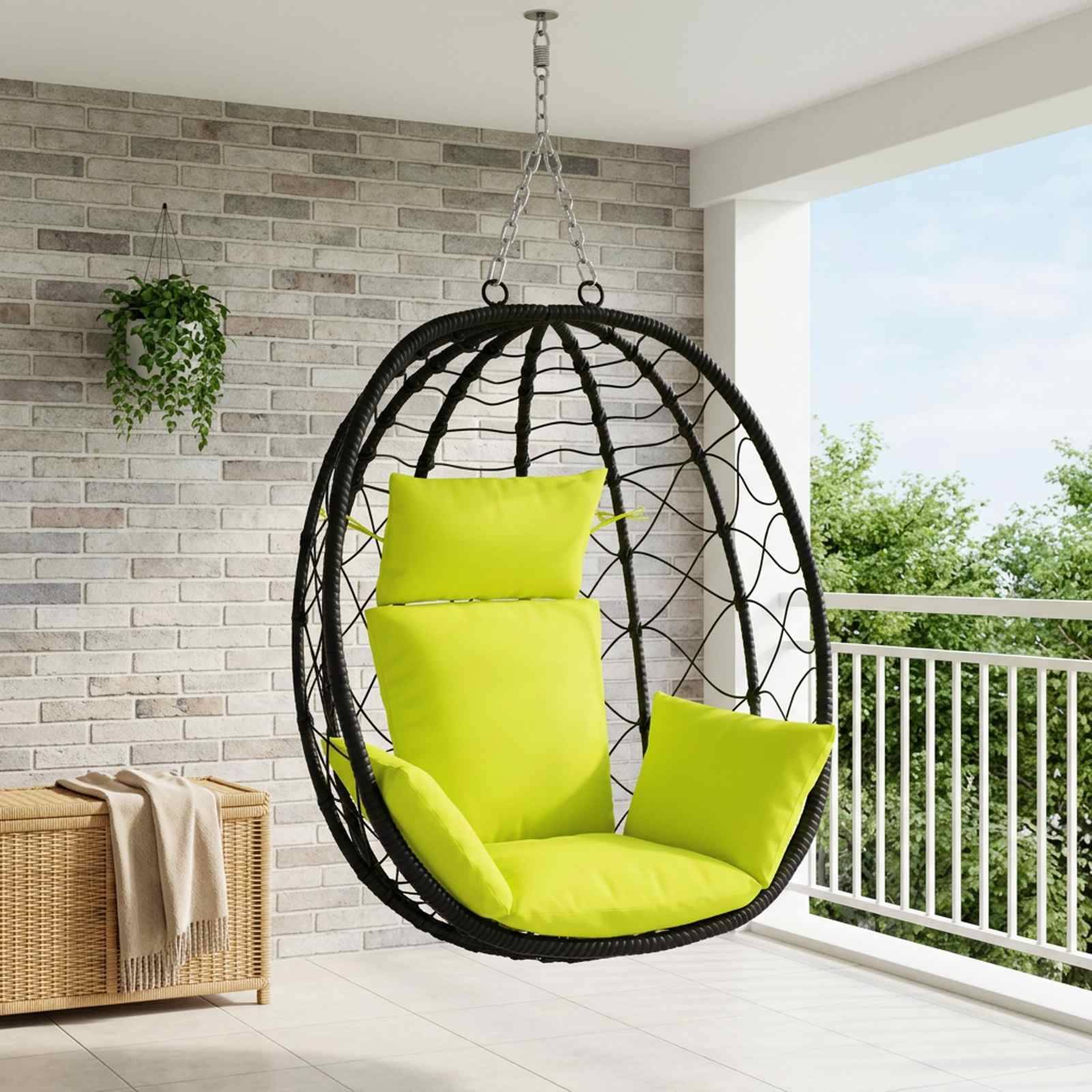 Adirondack Pude PUTTEN 100% polyester Lys grøn 60 x 145 x 10 cm