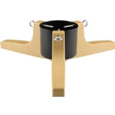 Wooden Christmas tree stand 319842, black, 62 x 16 cm