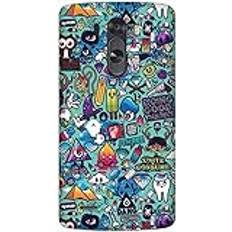 Hårt plastfodral kompatibelt med LG G3, design (skrapor)