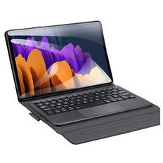 Dux Ducis Samsung Galaxy Tab S7/S8 Cover med Bluetooth Tastatur (Open Box - Fantastisk stand) - Sort