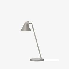 LOUIS POULSEN NJP MINI LYS ALUMINIUM GRÅ BORDLAMPE