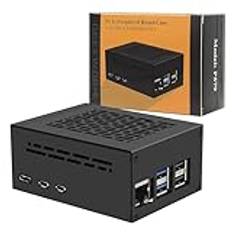 Geekworm Raspberry Pi 5 Case (P579-V2) | Support PCIe M.2 NVMe SSD Shield Top X1001 / X1004 / X1003 / X1012 / X1000 / M901 / M300 / M400 & Raspberry Pi 5 Active Cooler