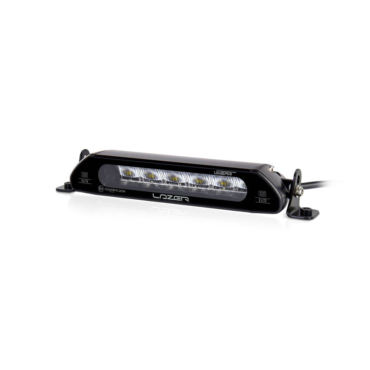 Extraljus Lazer Linear 6 Elite - Rak / 22 cm / 36W - Komplett paket