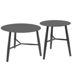 Vannes satsbord antracit, Ø45/60 cm - Mörkgrå