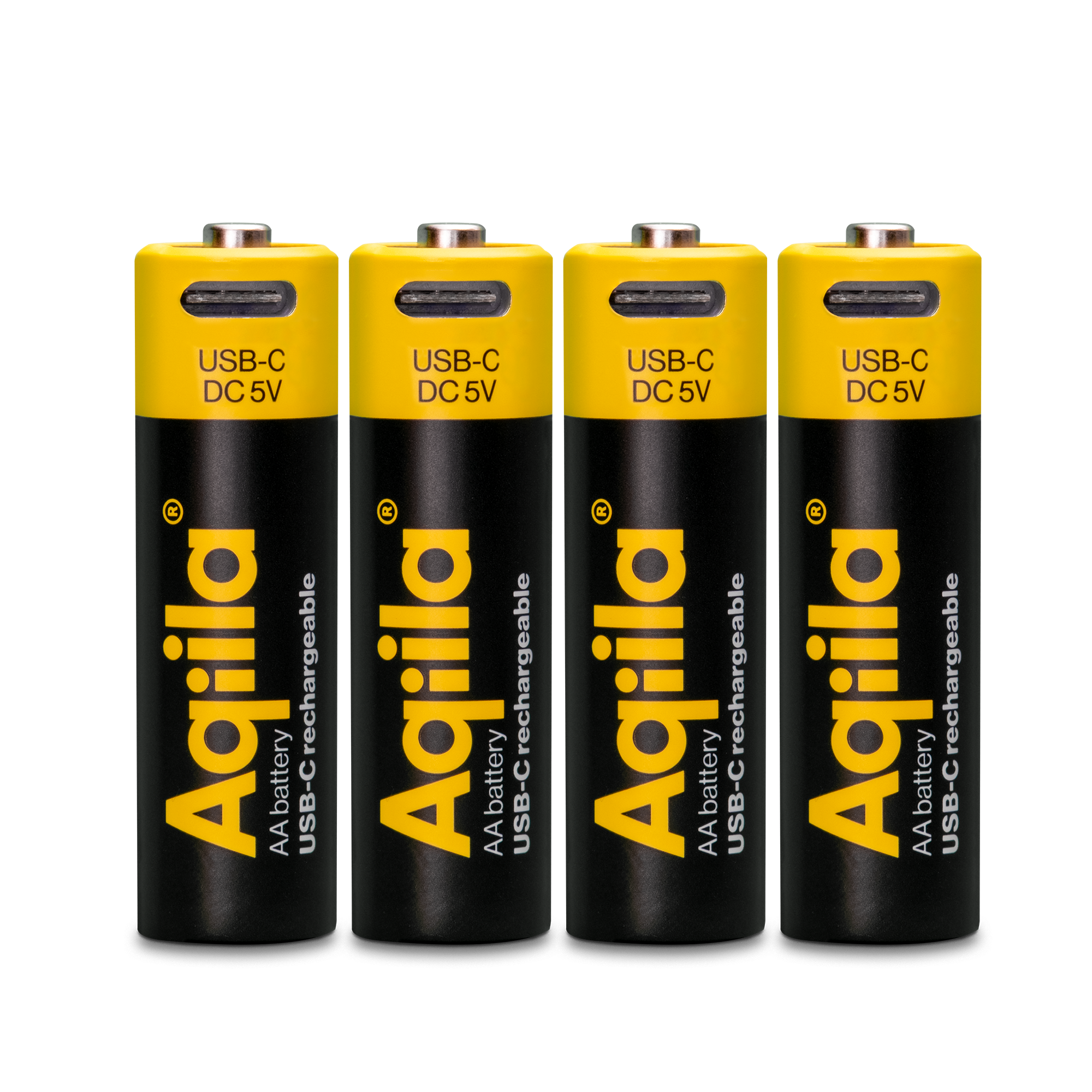 Batteri Aqiila Powerbird Rechargeable USB-C AA, 4 st