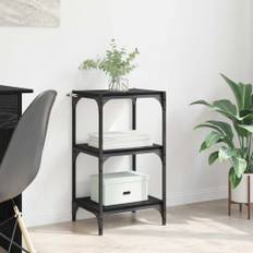 vidaXL Bogskab Sort eg 40 x 33 x 70.5 cm Konstrueret træ